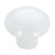 Contemporary Ceramic Knob - White - 1 3/8 In Dia.