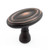 Classic Metal Knob - Brushed Oil-Rubbed Bronze - 43 Mm Dia.