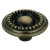 Classic Metal Knob - Antique English - 39 Mm Dia.