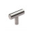 Contemporary Metal Knob - Stainless Steel - 40 Mm Dia.