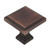 Transitional Metal Knob - Brushed Oil-Rubbed Bronze - 32x32 Mm Dia.