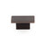 Contemporary Metal Knob - Brushed Oil-Rubbed Bronze - 16 Mm Dia.