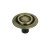 Classic Metal Knob - Pewter - 34 Mm Dia.