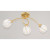 Ceiling 3 Lights Carlton Gold 26 Inches