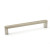 Contemporary Metal Pull - Brushed Nickel - 160 Mm C. To C.