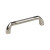 Contemporary Metal Pull - Chrome; Brushed Nickel - 96 Mm C. To C.