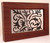 Wired+Wireless Door Chime Wood Look With Decorative Metal Scrollwork