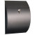 Contemporary Locking Mailbox; Black