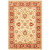 Hand-knotted Chobi Finest Cream Red Rug - 5 Ft. 8 In. x 8 Ft. 3 In.