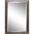 Linea; Decorative  Framed Bevelled Mirror; Silver; 24 In X36 In (30 In X 42 In)