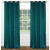 Raindrops grommet curtain pair 54x95'' in Teal blue