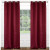 Raindrops grommet curtain pair 54x95'' in Violet red