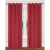 Delta grommet curtain pair 52x95''  in rhubarb red