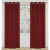 Light Reducing; Insulating 2-Piece Eclipse Grommet Curtain Panel Set 52&#148;x95&#148;; Red Velvet