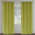 Maestro 'linen like' grommet curtain pair 54x95'' in Chartreuse