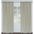 Maestro 'linen like' grommet curtain pair 54x95'' in Light taupe