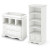 Savannah Changing Table and Shelving Unit with Drawer; Pure White