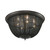 Pesaro 4 Light Flushmount In Oil Rubbed Bronze