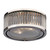 Linden Collection 2 Light Flush Mount In Polished Nickel