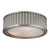 Linden Collection 3 Light Flush Mount In Brushed Nickel