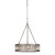 Linden Collection 3 Light Pendant In Brushed Nickel