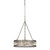 Linden Collection 3 Light Pendant In Brushed Nickel