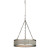 Linden Collection 3 Light Pendant In Brushed Nickel - LED