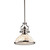 Chadwick 1-Light Pendant Polished Nickel And Cappa Shell