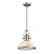 Chadwick 1-Light Pendant Satin Nickel And Cappa Shell