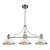 Chadwick 3-Light Island Light In Satin Nickel