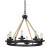 Pearce Collection 8 Light Chandelier In Matte Black