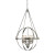 Hemispheres 6-Light Chandelier In Polished Nickel