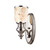 Chadwick 1-Light Sconce In Polished Nickel And Cappa Shell