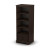 Savannah Shelving Unit with Drawer; Espresso