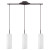TROY 5 3L Suspension; Oil Rubbed Bronze Finish With Opal Frosted Glass