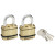 Magnum&reg; Brass 2-Pack Padlocks With 1 Inch  Shackle