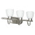 Atropolis 3 Light Wall Satin Nickel Compact Fluorescent Bath Vanity