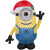 Airblown-Minion Stuart W/Santa Hat