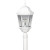 Welbourne Collection Textured White 3-light Post Lantern