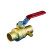 Ball Valve 3/4 Inch With Drain Brass Solder Full Port Lead Free