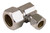 Supply Fitting 1/2 Inch Compression Angle Chrome Plated Brass Lead Free