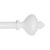 72 Inch&#150;144 Inch White Premium 1 Inch Apothecary Urn Rod Set
