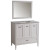 Sierra 36 Inch. Vanity in Cream with Stone Effects Vanity Top in Winter Mist