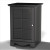 Pinnacle 1-Door Audio Tower from Nexera - Black