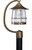 Prairie Collection Burnished Chestnut 1-Light Post Lantern