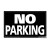 12 X 19 Min Jumbo Sign - No Parking