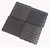 AQUAMAT Tile, 6/Pk, Charcoal Grey