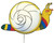 Nely Snail Wall Light 1l, Multi-Colored Finish