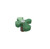 Contemporary Plastic Knob - Green, Plastic - 50 Mm Dia.