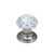 Classic Crystal Knob - Brush Nickel, Crystal - 35 Mm Dia.